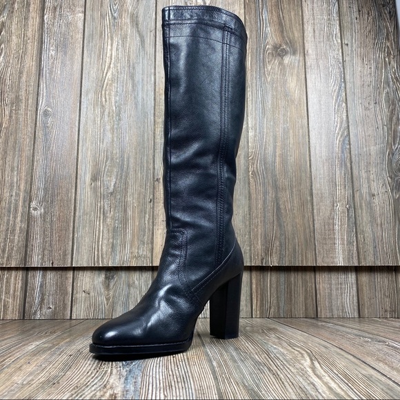 Adrienne Vittadini Womens Knee Length Heeled Boots - Picture 3 of 10